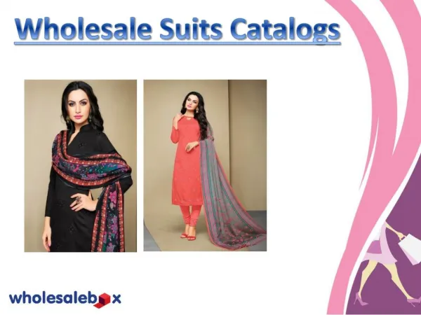 Wholesale Suits Catalogs & Dress Material Manufacturers