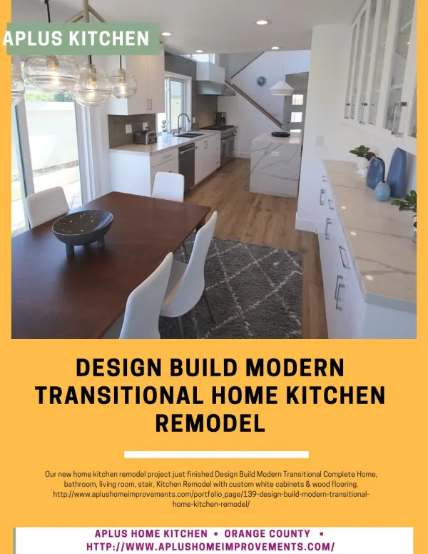 Aplus Transitional kitchen remodel