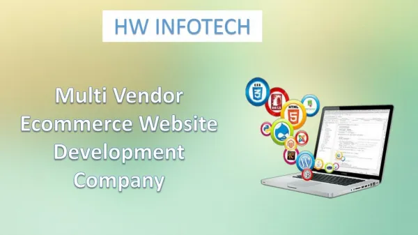 Hwinfotech: Multivendor Ecommerce Website Development Company