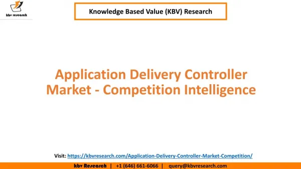 Application Delivery Controller Market - Competition Intelligence