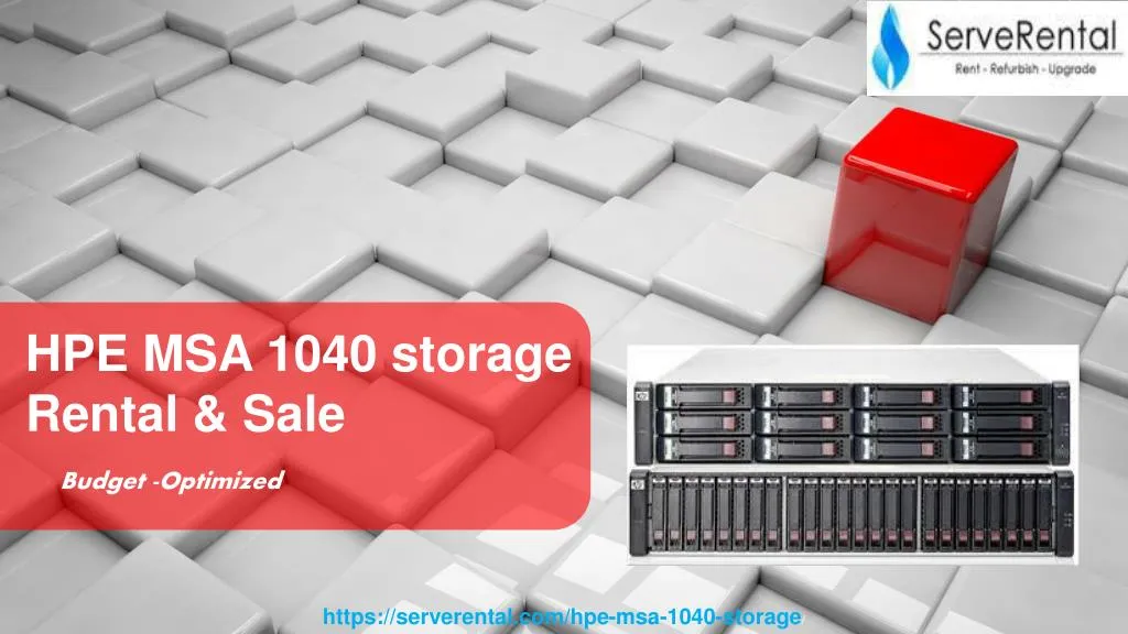 hpe msa 1040 storage rental sale