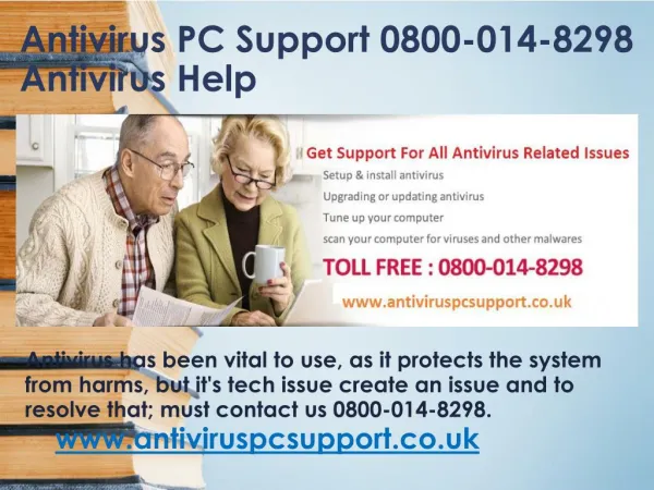 Antivirus PC Support 0800-014-8298 Antivirus Help