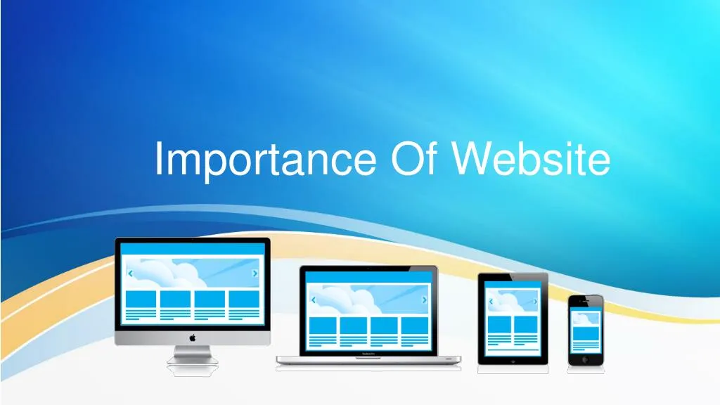 importance of website