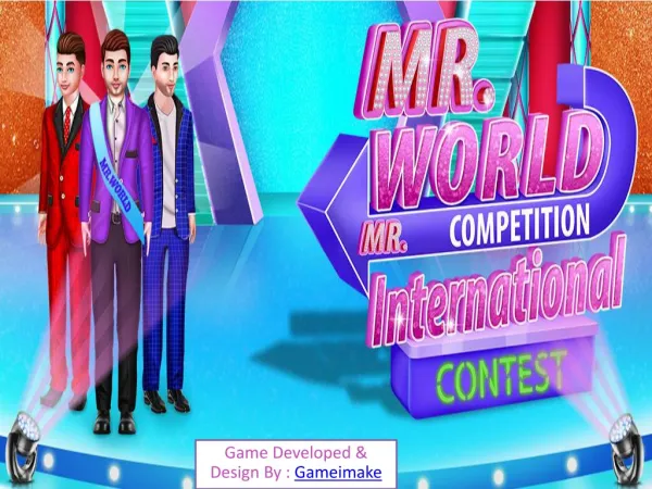 Mr World Competition : Mr International Contest