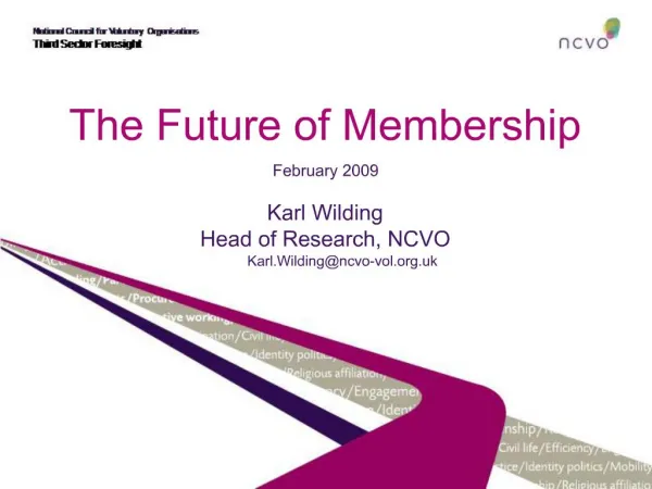 The Future of Membership