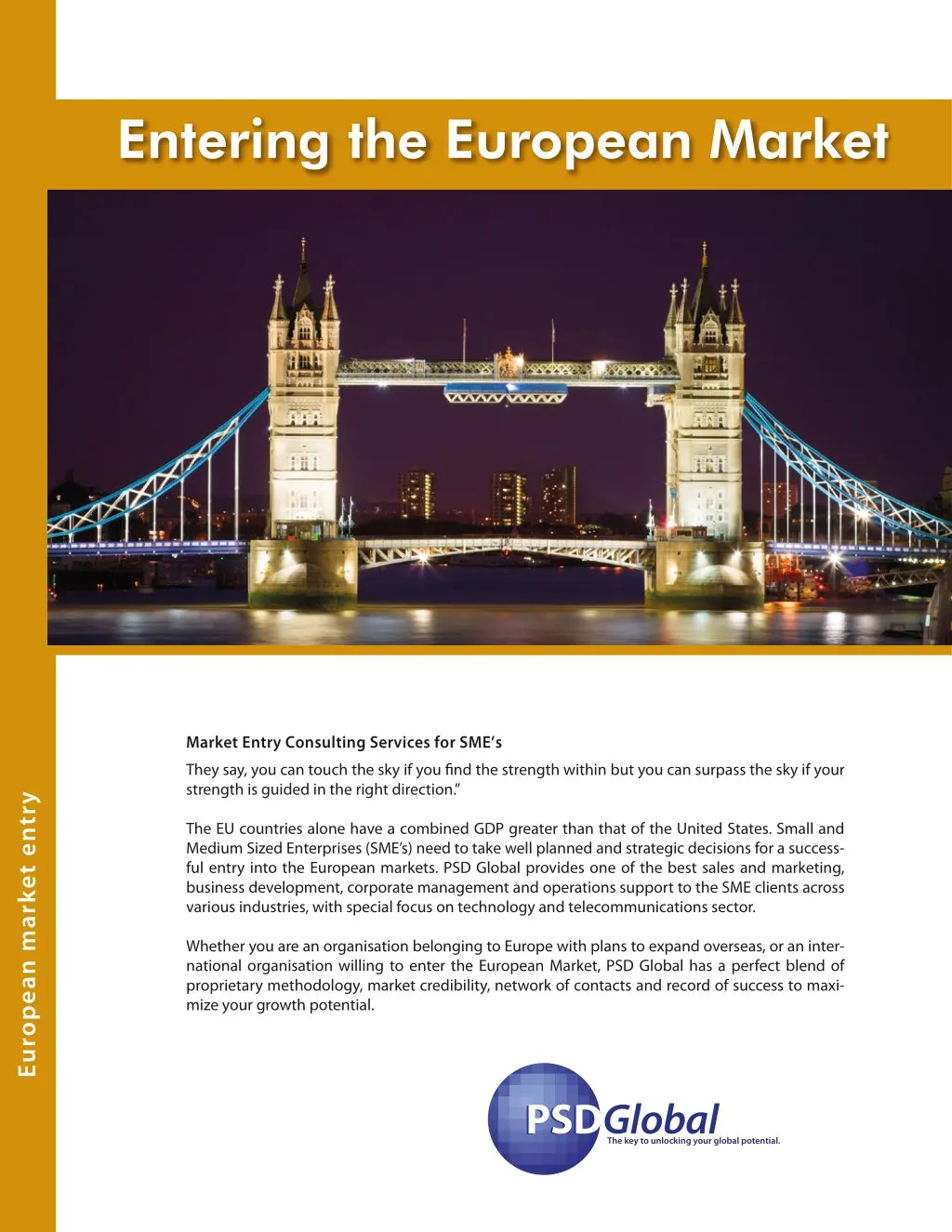 entering the european market