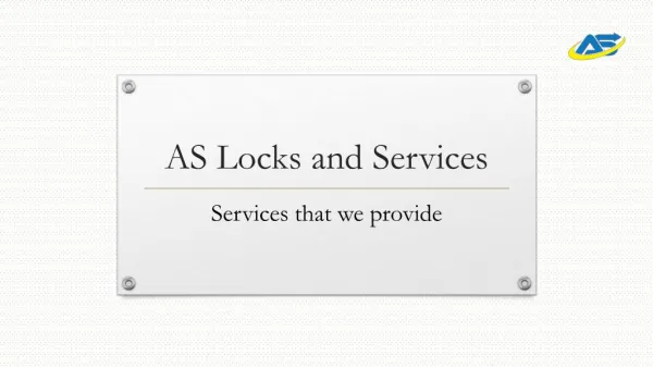 Professional locksmith services in Wocester