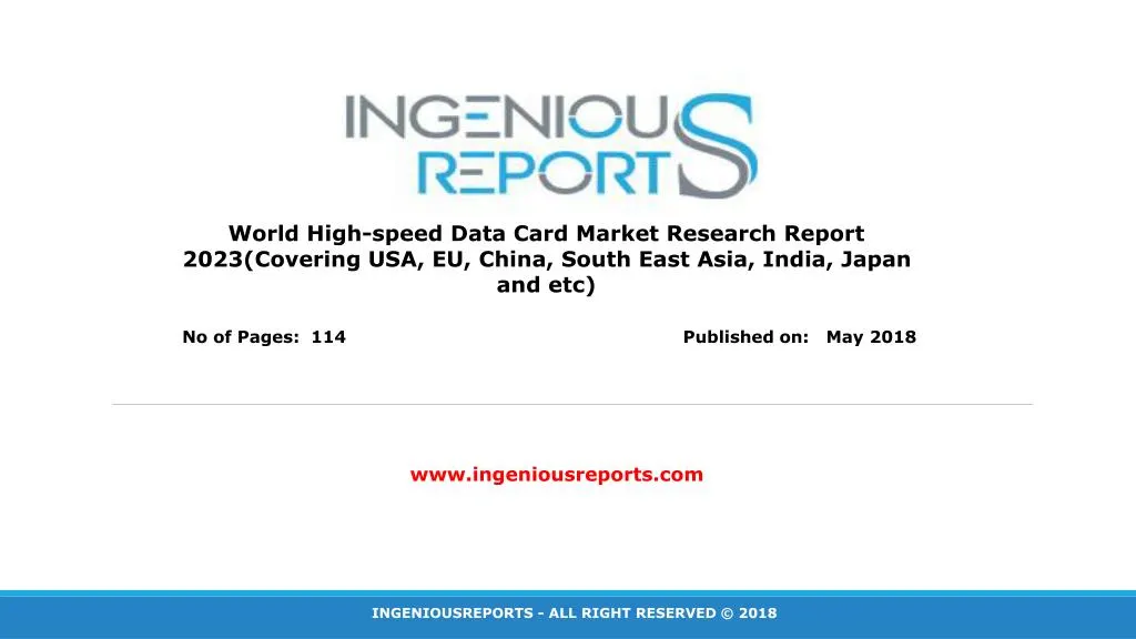 world high speed data card market research report