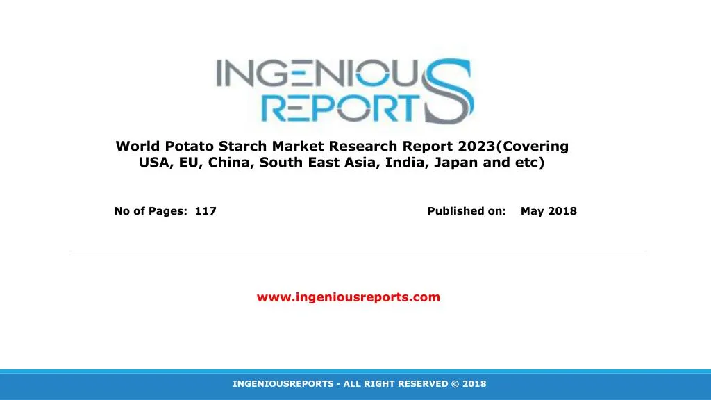 world potato starch market research report 2023
