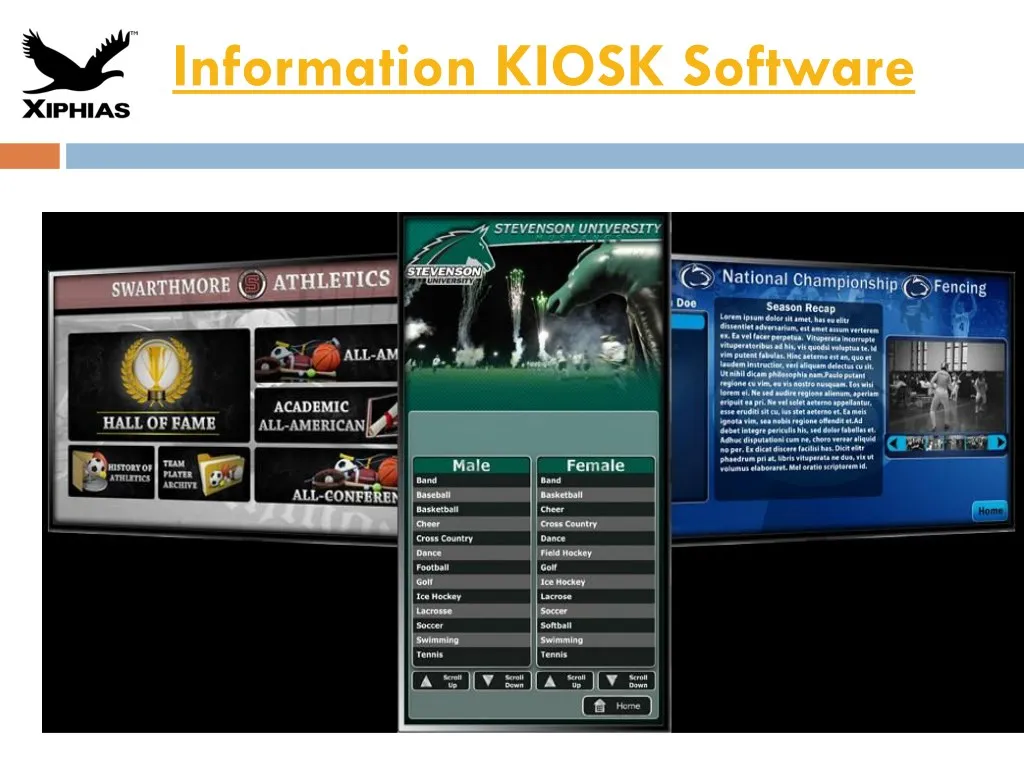information kiosk software