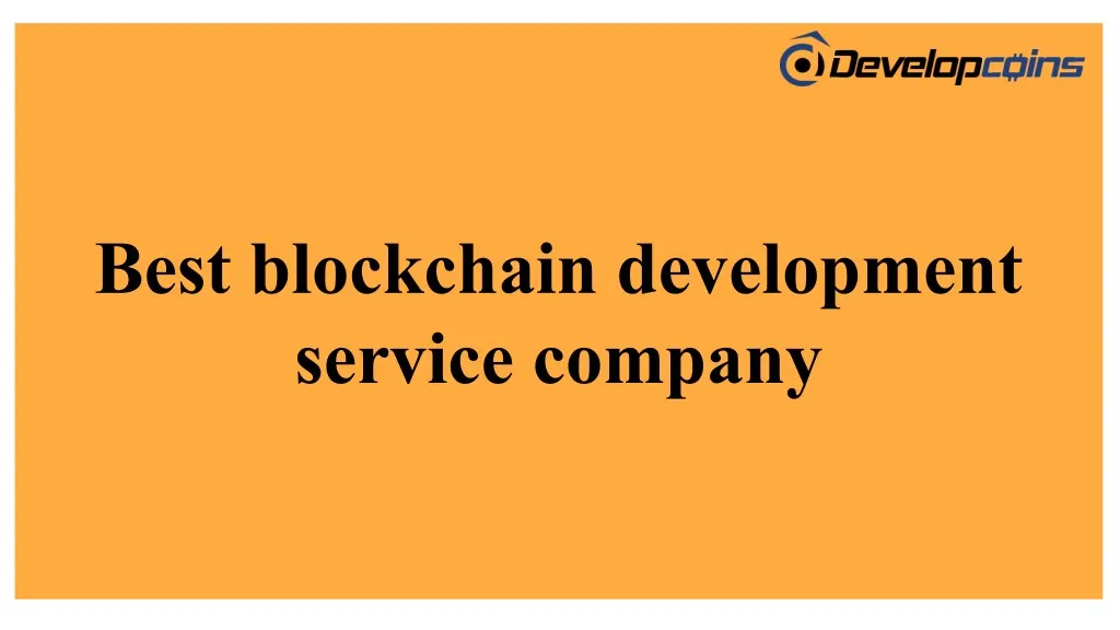 best blockchain development service company