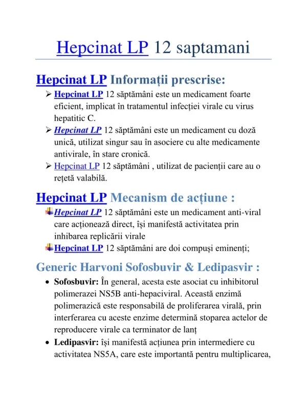 hepcinat lp 12 saptamani