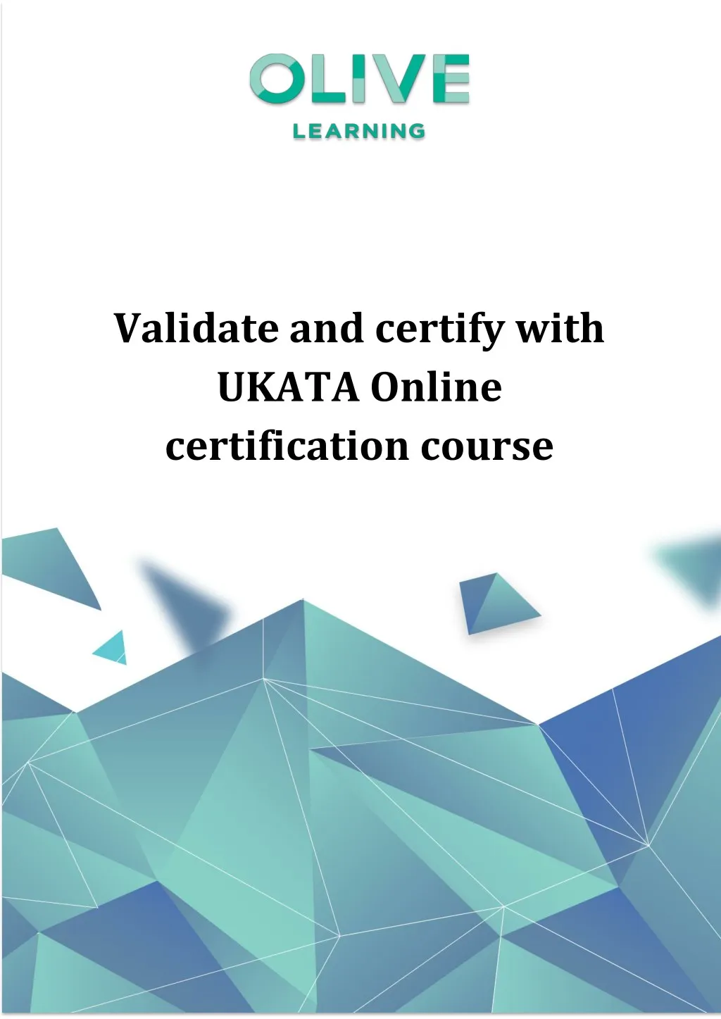 validate and certify with ukata online