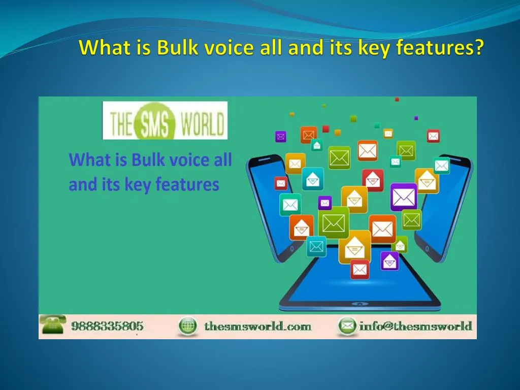 what is bulk voice all and its key features