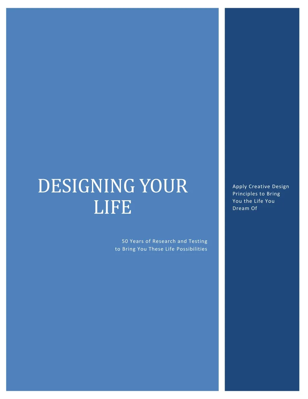 designing your life