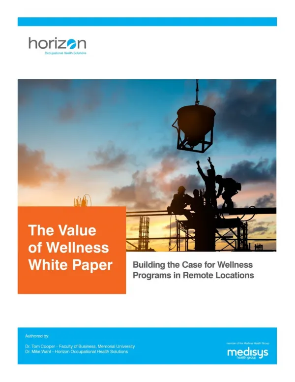 The Value of Wellness White Paper EN
