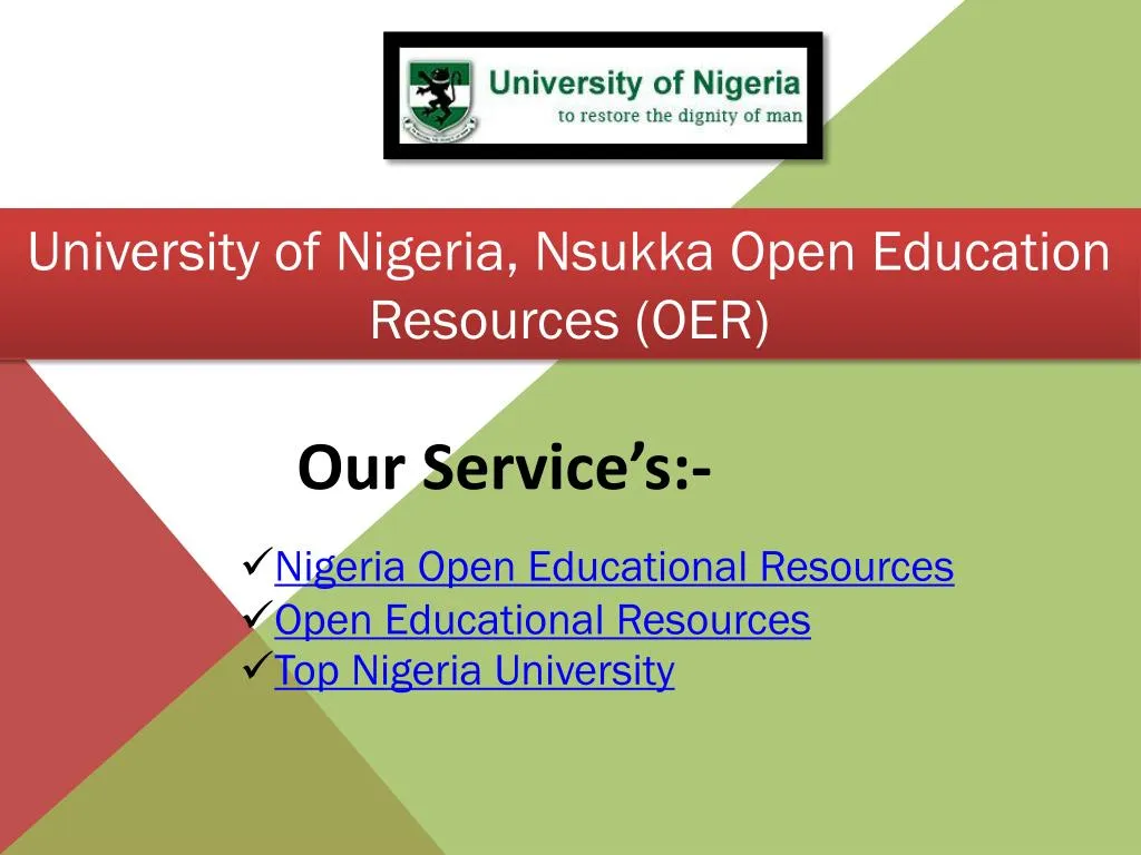 university of nigeria nsukka open education