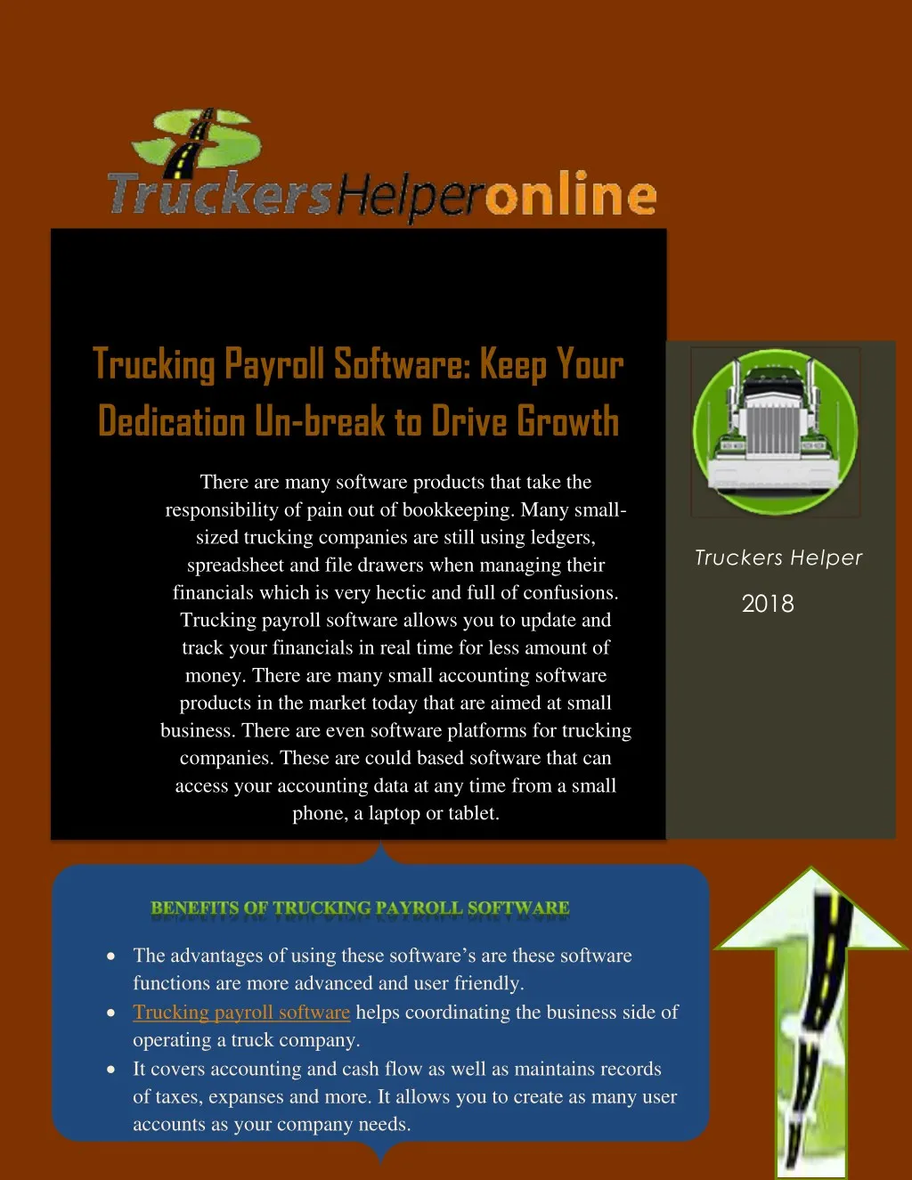 trucking payroll software keep your dedication