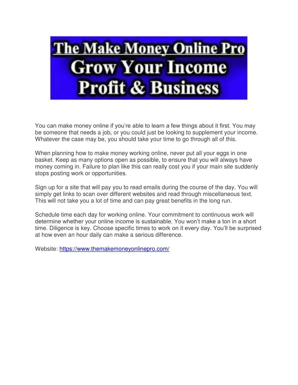 you can make money online if you re able to learn