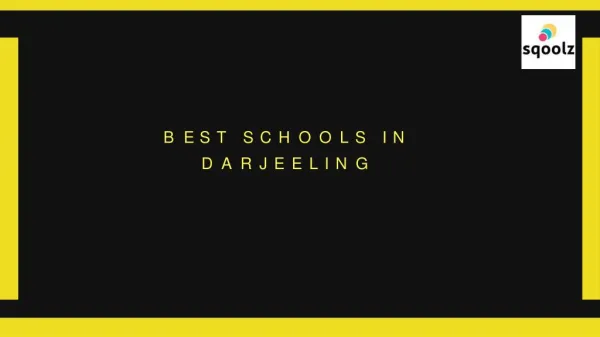 Best Schools in Darjeeling