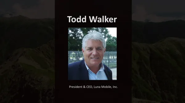 Todd Walker (Tampa) - Former CEO, IMAGINE International Corporation