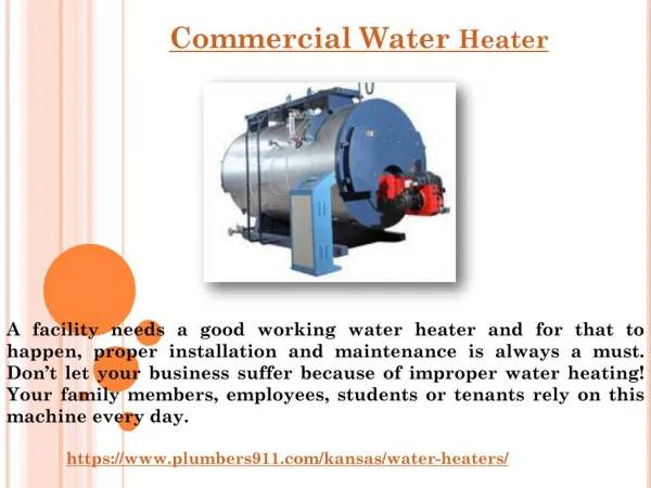 Water Heater Repairs in Kansas 24/7 KS Plumbers