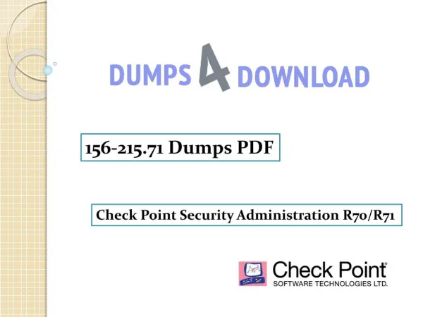 156-215.71 Dumps With Real Exam Question Answers