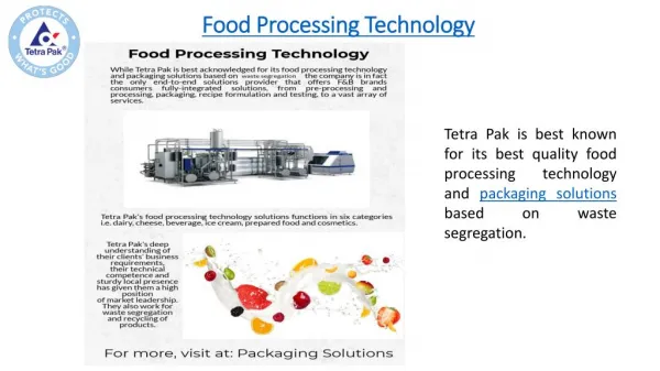 Food Packaging and Processing Technology