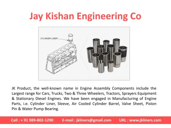 Cylinder Liners Manufacturer