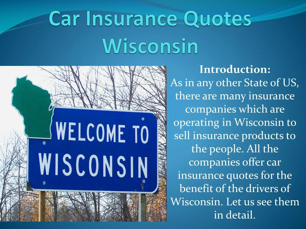 car insurance quotes wisconsin