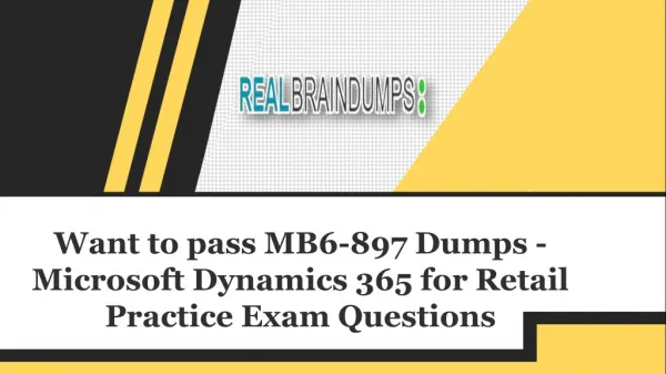 Pass your Microsoft MB6-897 Exam with MB6-897 Exam Dumps