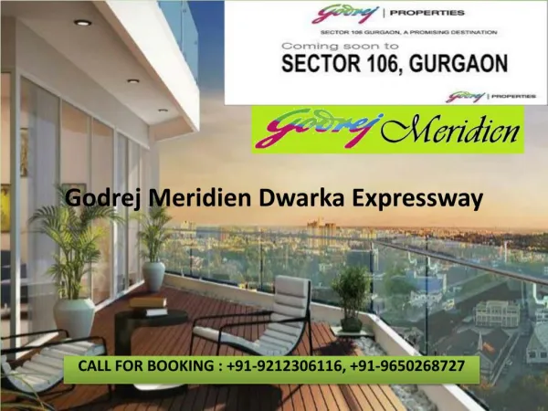 Godrej Meridien Dwarka Expressway