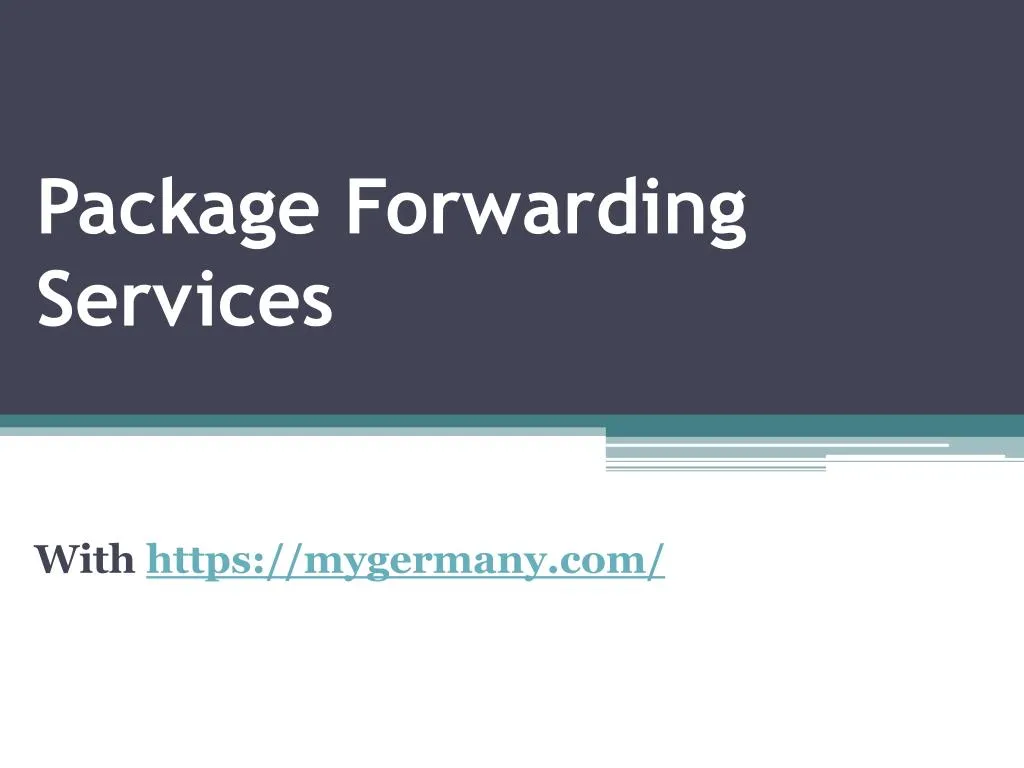 package forwarding services