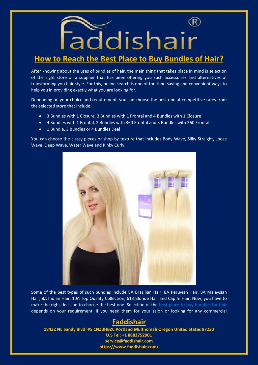 how to reach the best place to buy bundles of hair