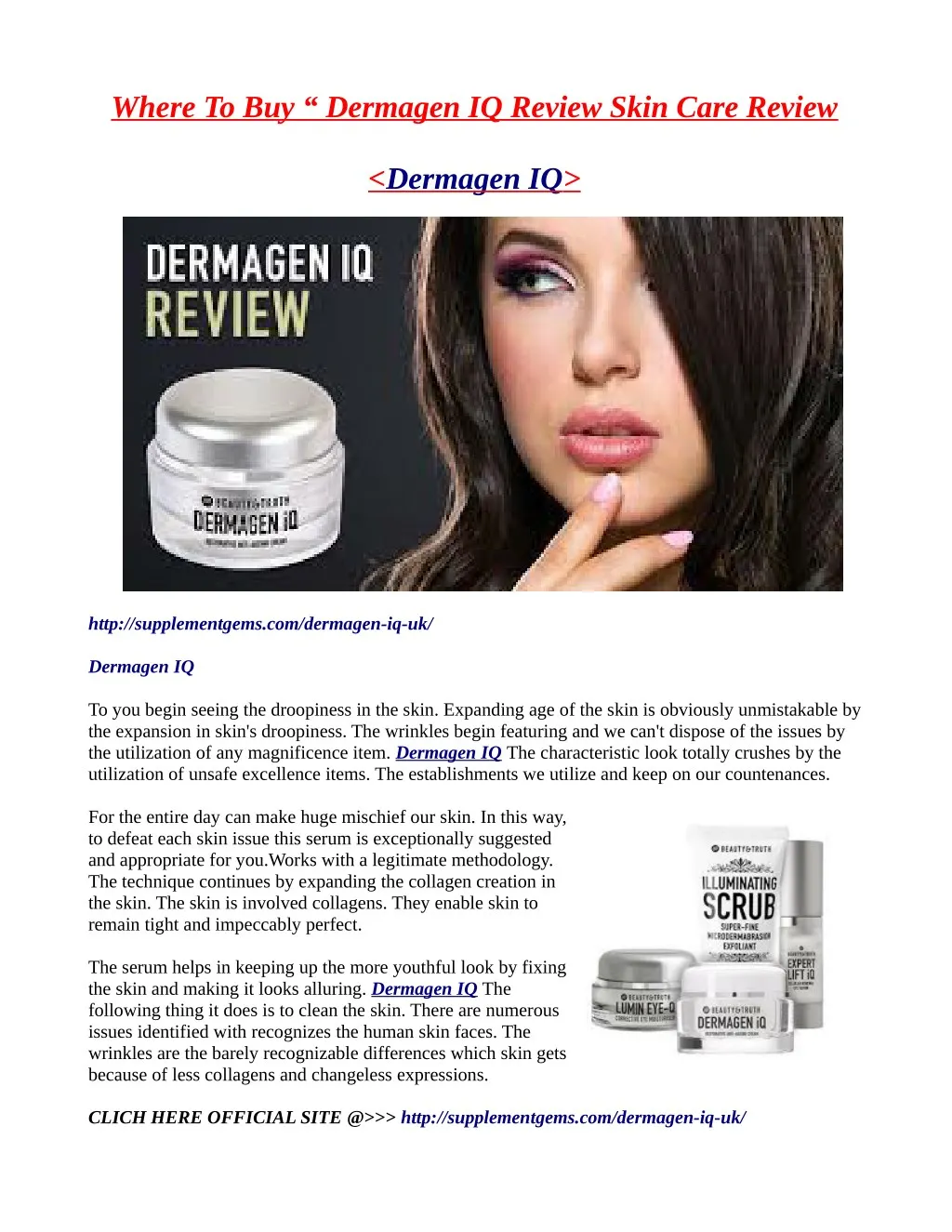 where to buy dermagen iq review skin care review