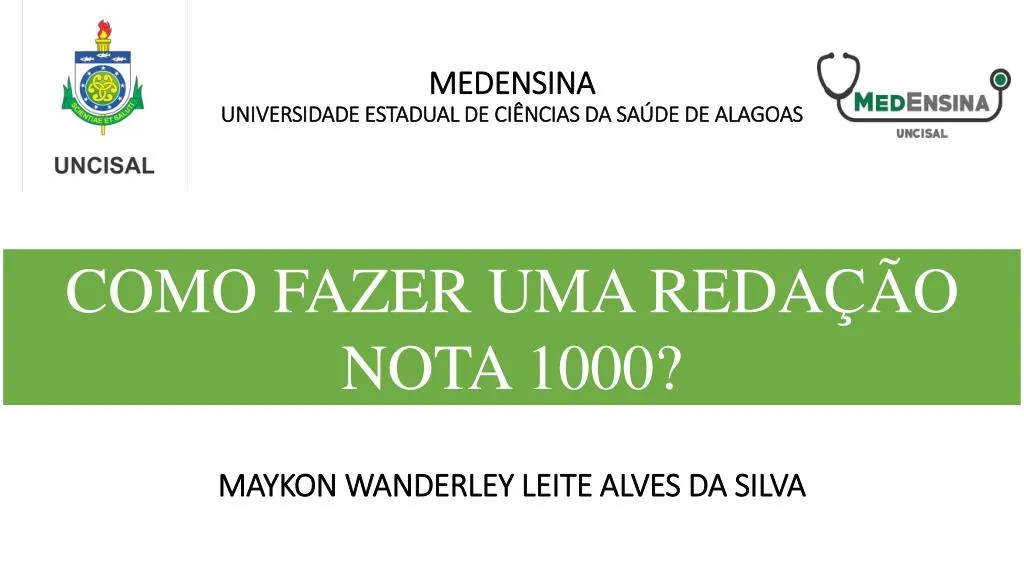 medensina universidade estadual de ci ncias da sa de de alagoas