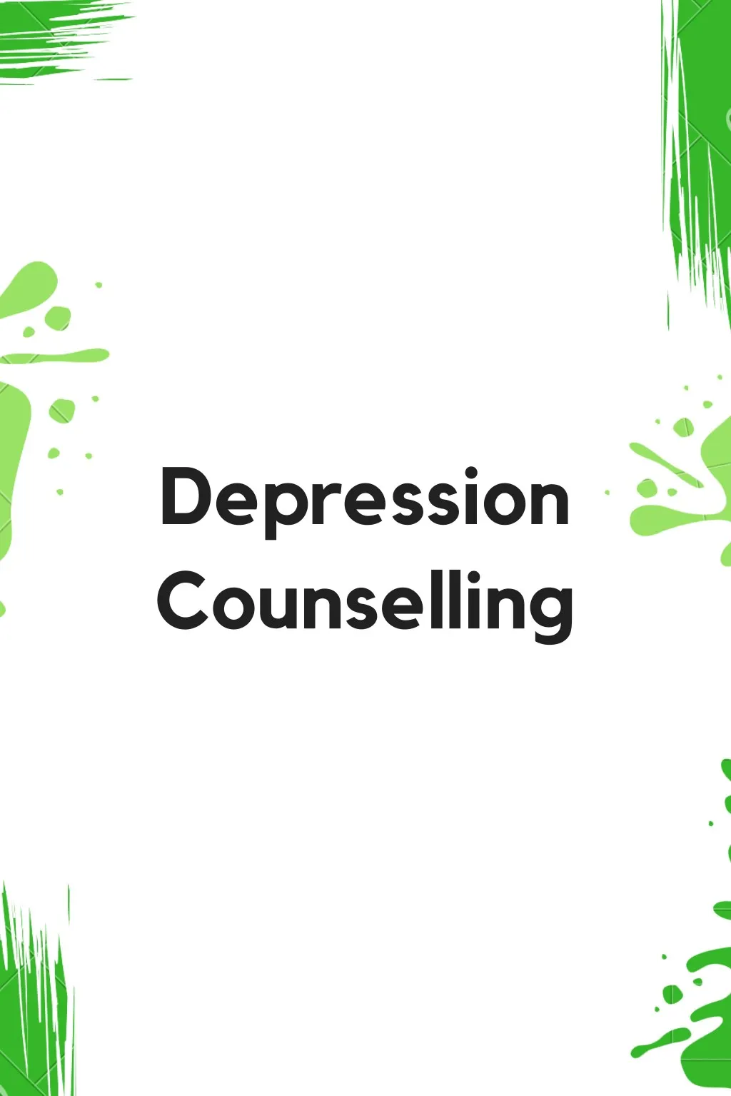 depression counselling