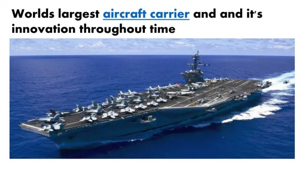 What is aircraft carrier? â€“ Aircraft Carrier Info
