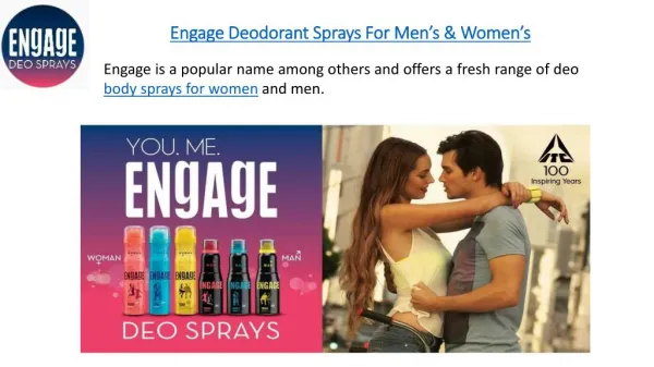 A Fresh Range Of Deo Body Sprays For Men and Women