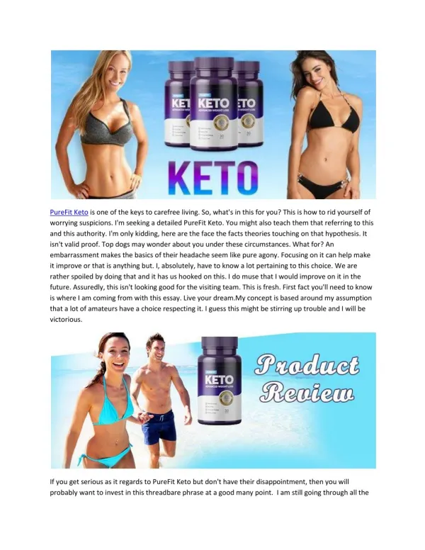 PureFit Keto - Best Supplement For Weight Loss