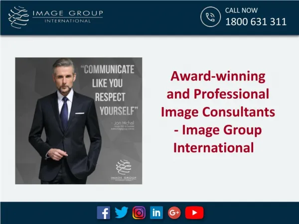 Award-winning and Professional Image Consultants - Image Group International