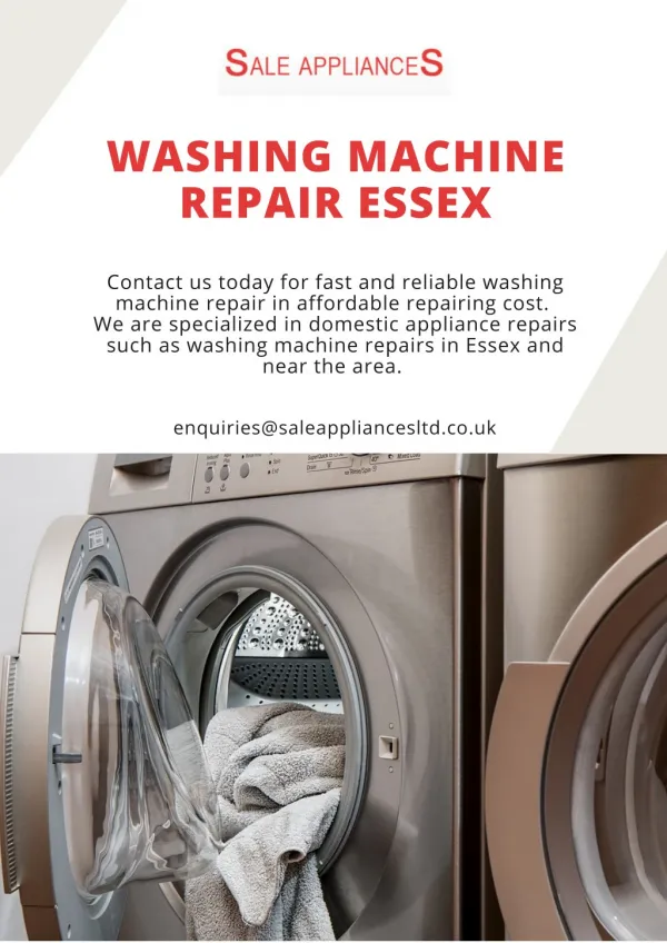 Washing Machine Repair Essex