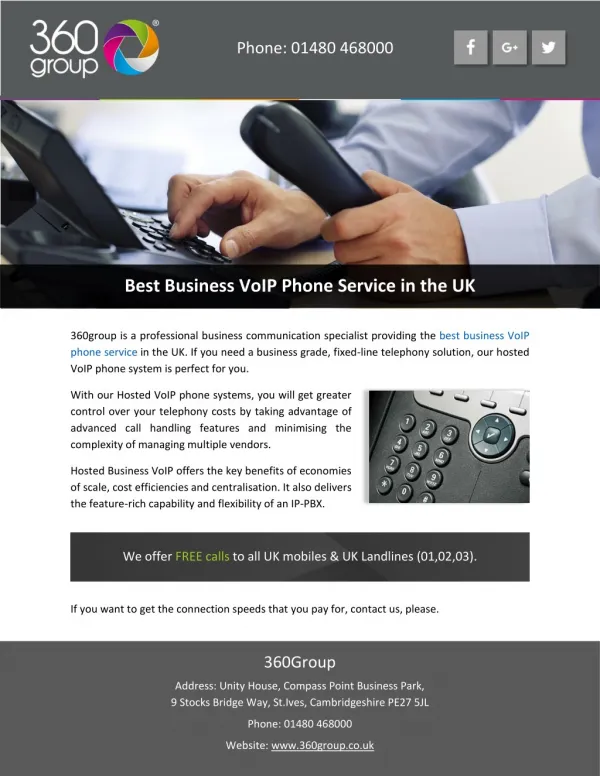 Best Business VoIP Phone Service in the UK