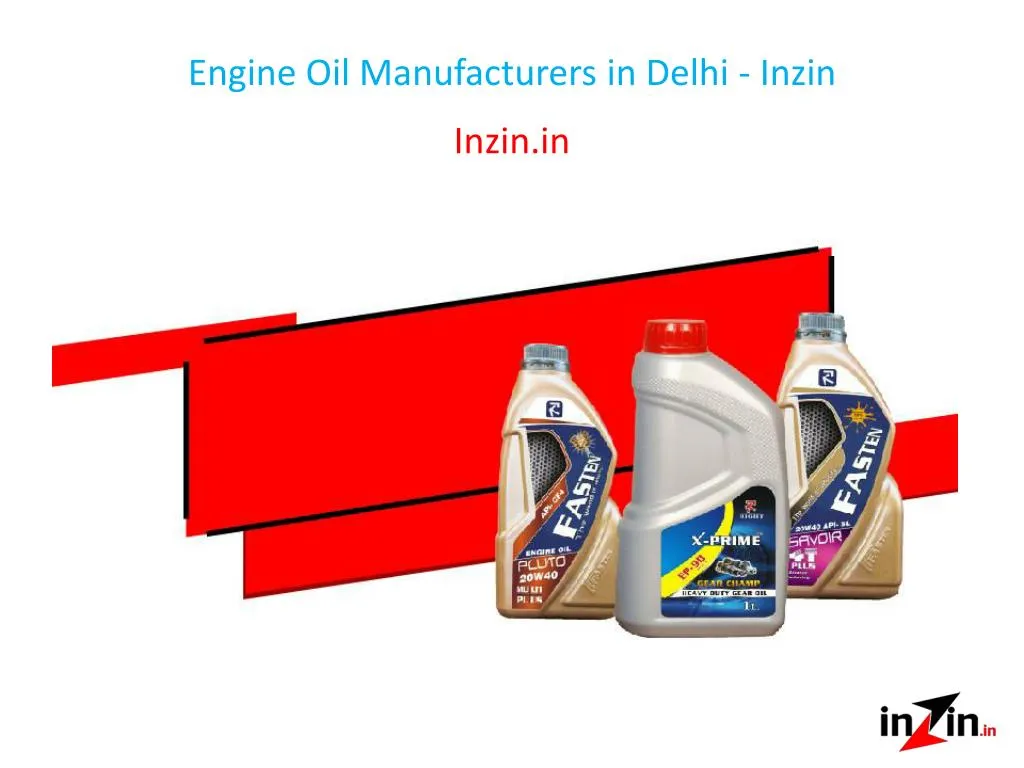 engine oil manufacturers in delhi inzin
