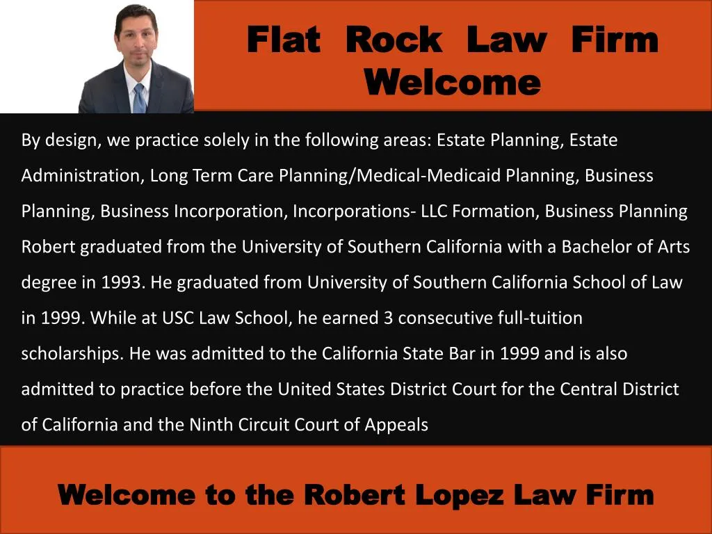 flat rock law firm welcome