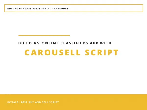 Making Money is easy with this Advanced Classified Script