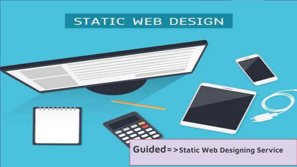guided static web designing service