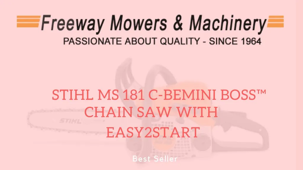 stihl ms 181 c bemini boss chain saw with