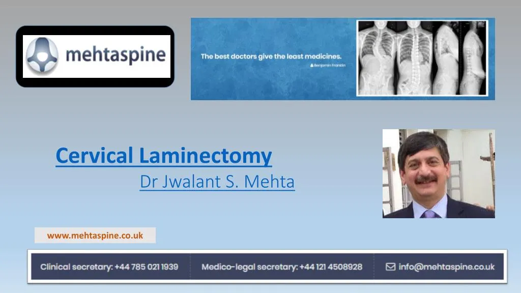 cervical laminectomy dr jwalant s mehta