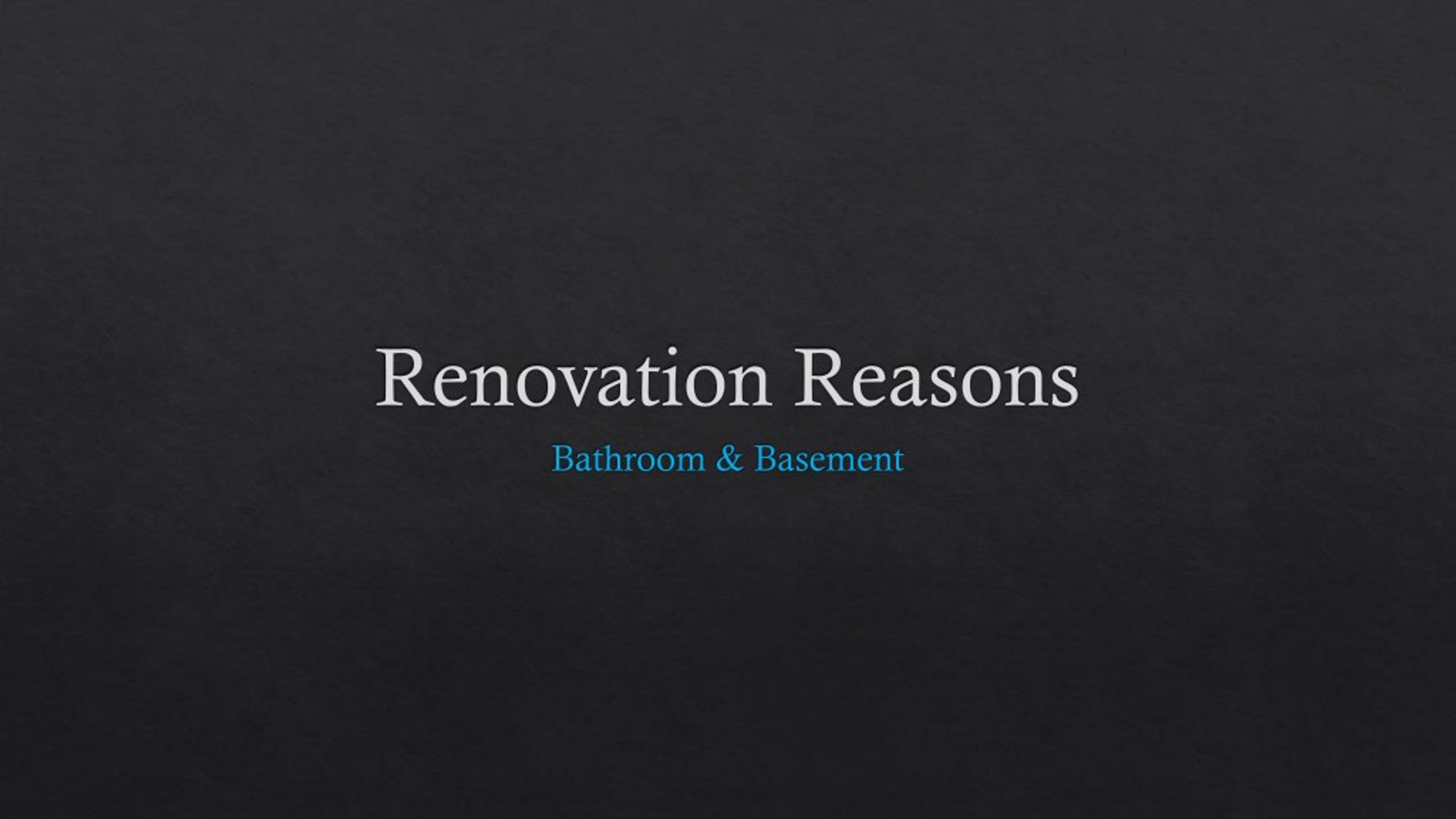 PPT - Reasons for Bathroom and Basement Renovation PowerPoint ...